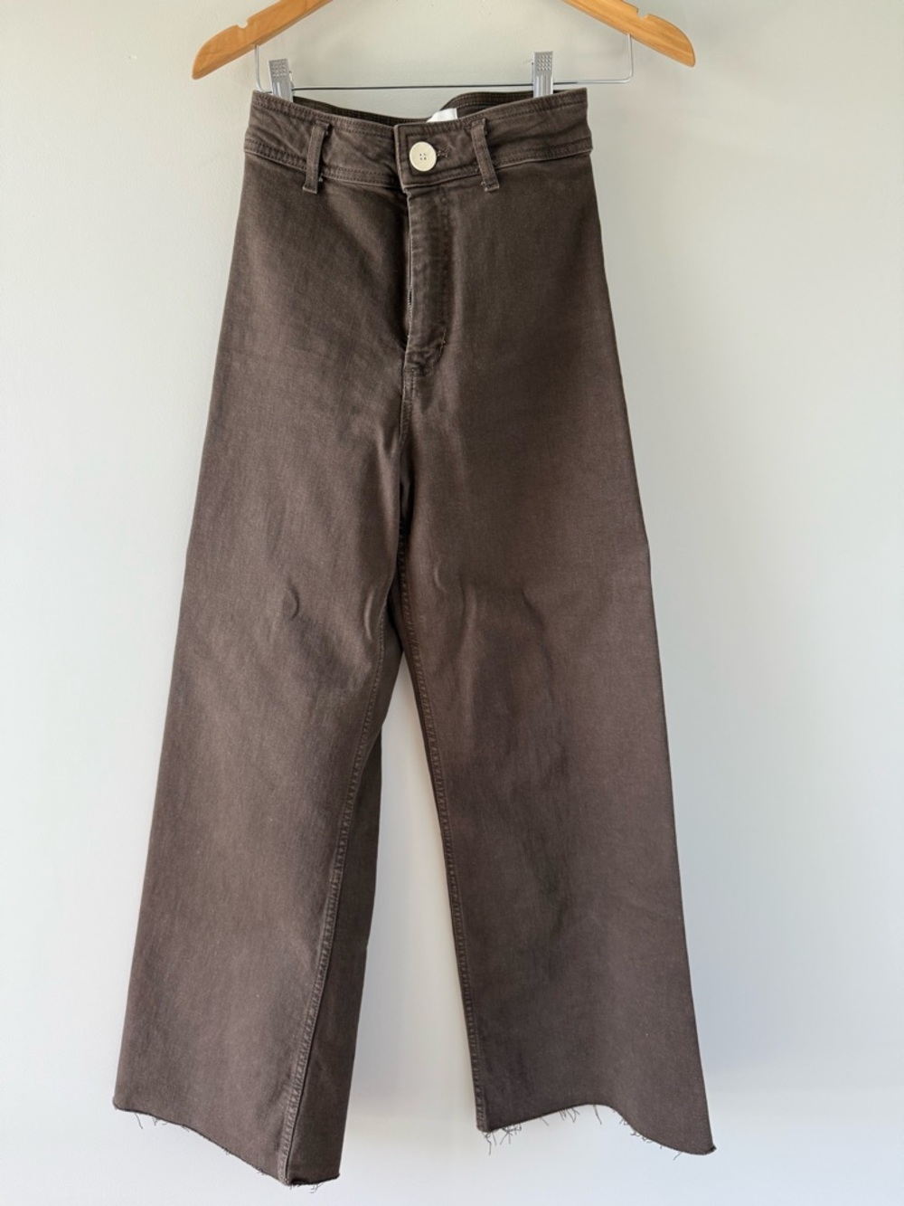 Zara Brown marine straight jeans
